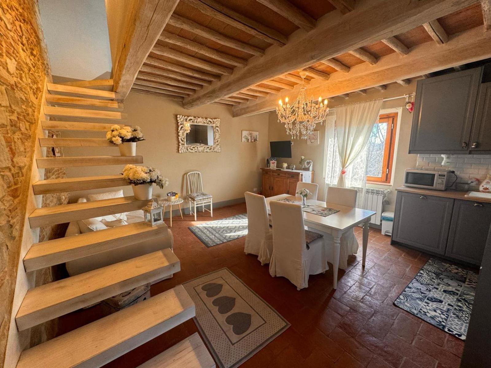 Dolce Cuore Luxe Apartment Chianti Florence Male Romantyczne Mieszkanie San Donato in Poggio Exterior foto